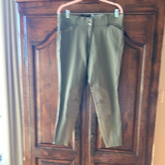 Olive Green Riding Pants - Picture 1 of 4